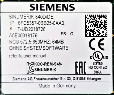Siemens 6FC5357-0BB25-0AA0 | In Stock Ships Overnight